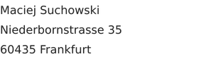 Name und Anschrift des Anbieters